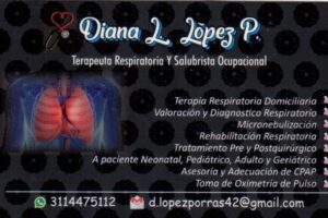 Diana Lopez terapeuta respiratoria