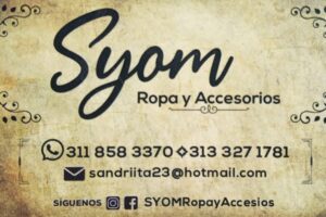 Syom ropa y accesorios