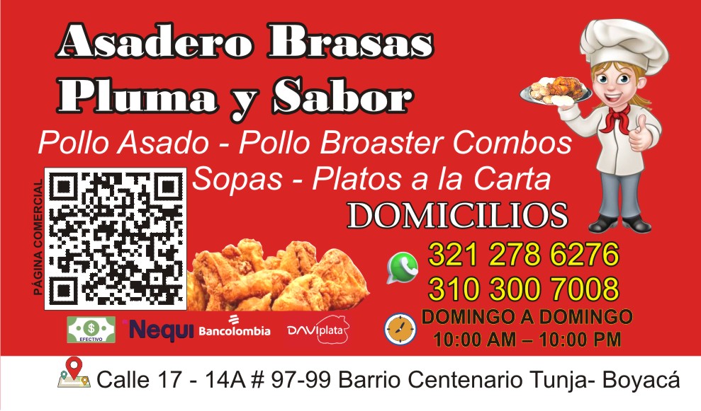 asadero brasas pluma y sabor